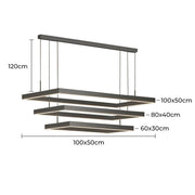 Thistle Beam Acrylic Linear Chandelier — gallery image 21