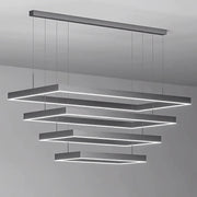 Thistle Beam Acrylic Linear Chandelier — gallery image 7