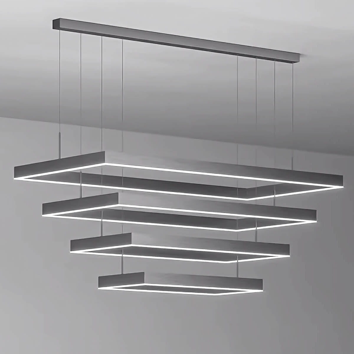 Thistle Beam Acrylic Linear Chandelier — gallery image 7