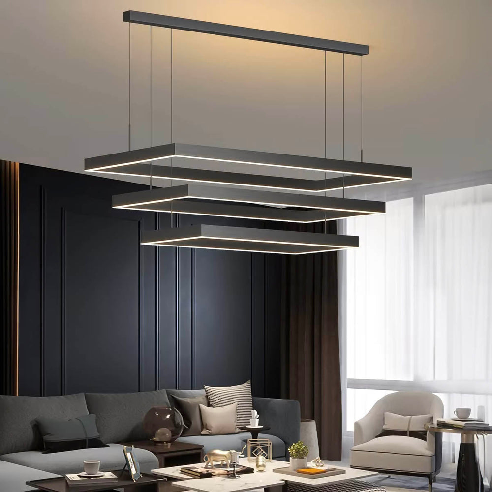 Thistle Beam Acrylic Linear Chandelier — gallery image 4
