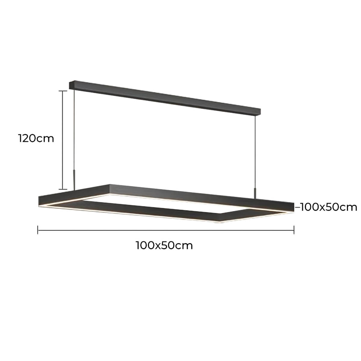 Thistle Beam Acrylic Linear Chandelier — gallery image 16