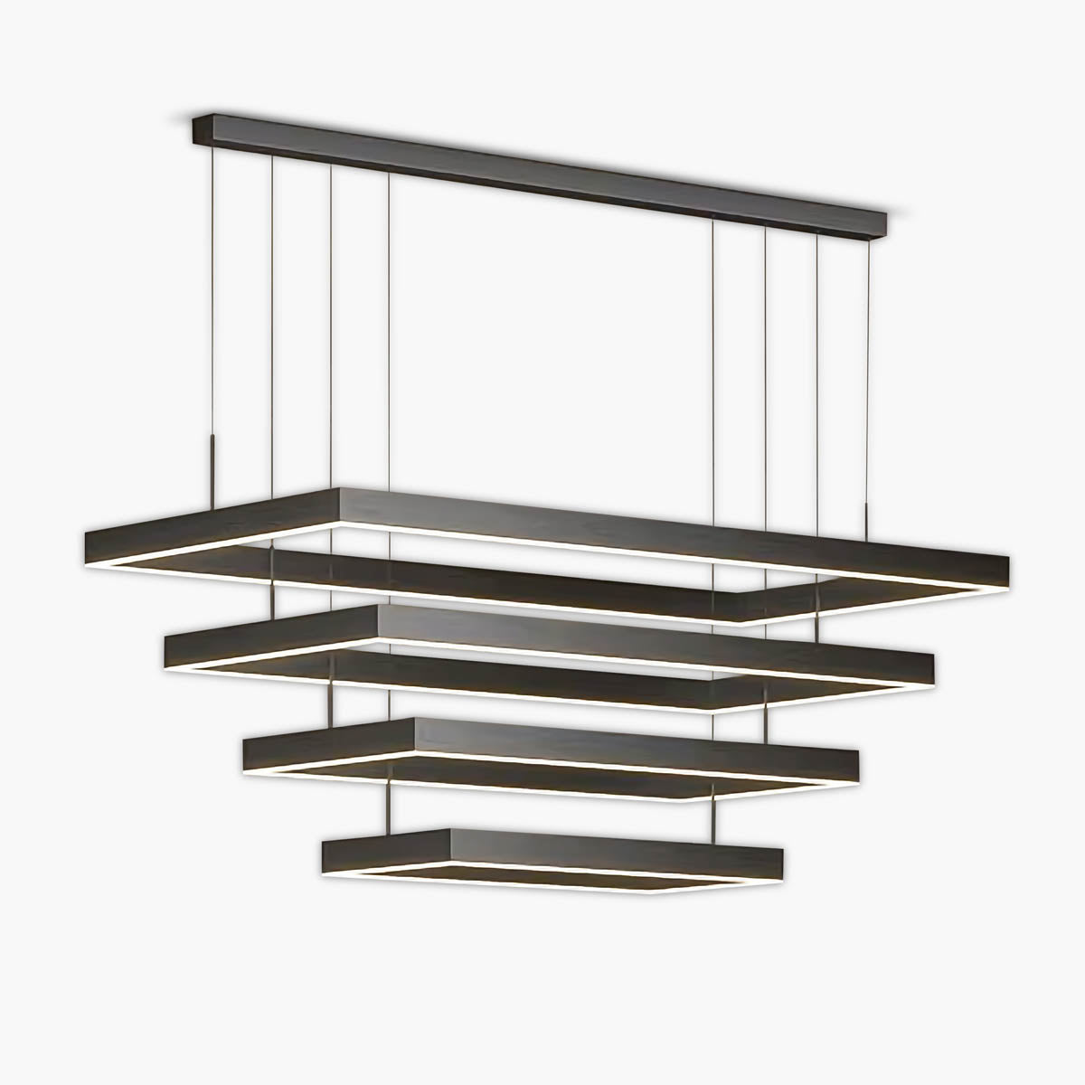 Thistle Beam Acrylic Linear Chandelier — gallery image 1