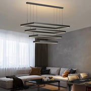 Thistle Beam Acrylic Linear Chandelier — gallery image 3