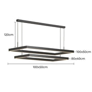 Thistle Beam Acrylic Linear Chandelier — gallery image 19