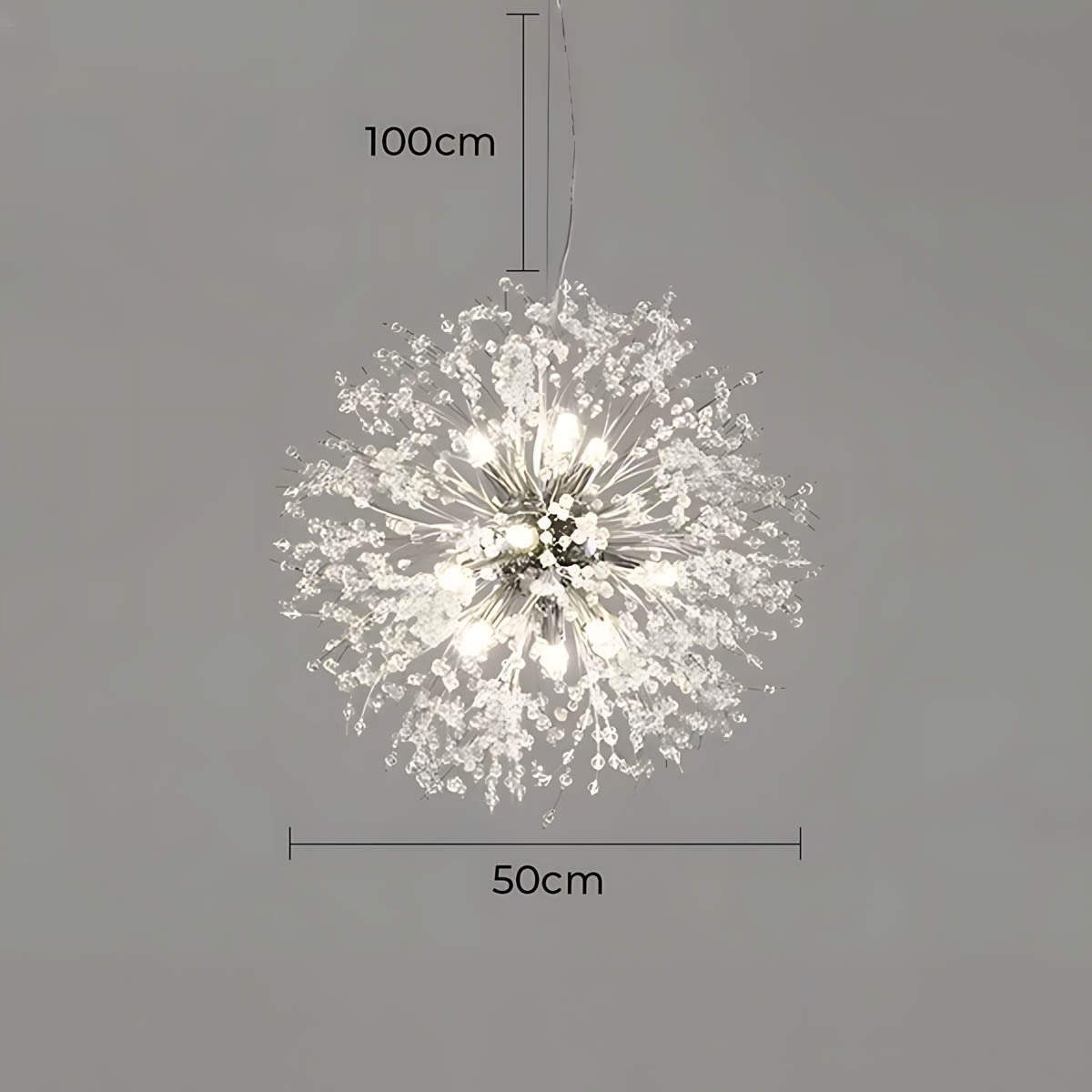 Fennel Beam Crystal Chandelier — gallery image 10