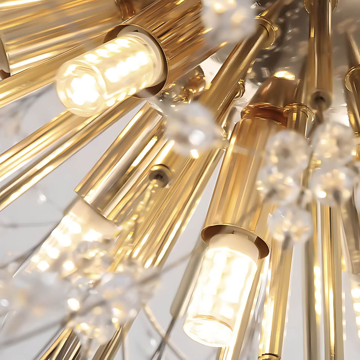 Fennel Beam Crystal Chandelier — gallery image 7