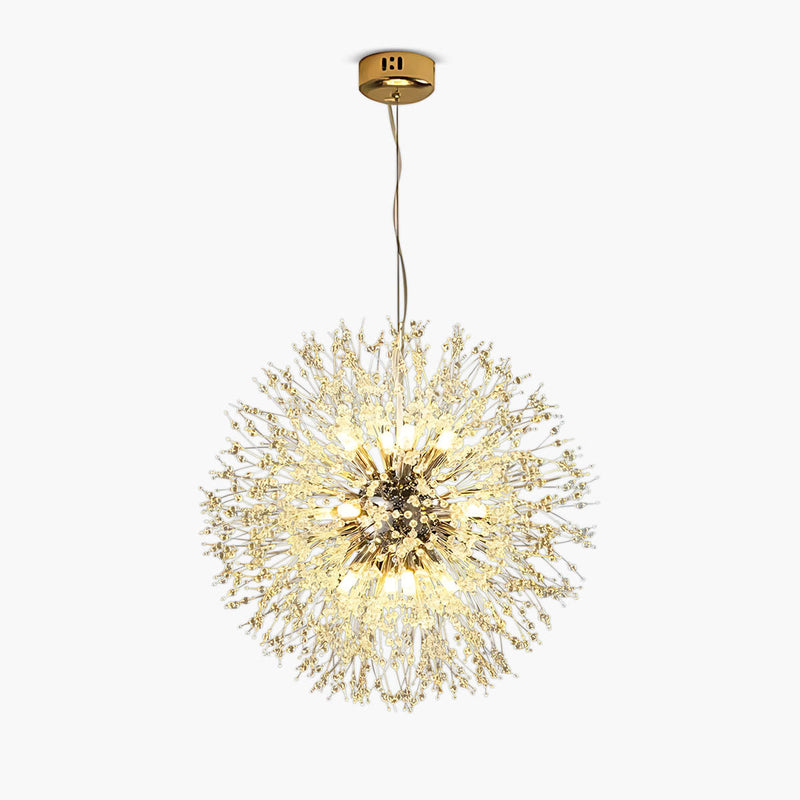 Fennel Beam Crystal Chandelier — gallery image 1