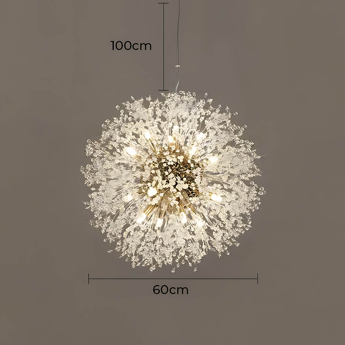 Fennel Beam Crystal Chandelier — gallery image 15