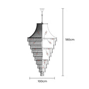 Haddon Beam Crystal Chandelier — gallery image 14