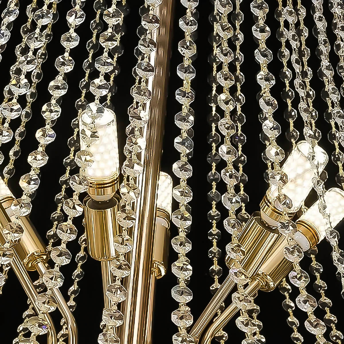 Haddon Beam Crystal Chandelier — gallery image 9