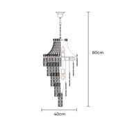 Haddon Beam Crystal Chandelier — gallery image 11