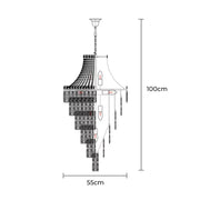 Haddon Beam Crystal Chandelier — gallery image 12