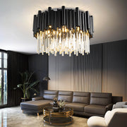 Briarwood Beam Crystal Chandelier — gallery image 3