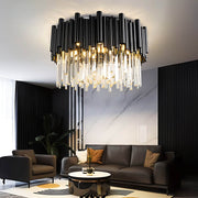 Briarwood Beam Crystal Chandelier — gallery image 4
