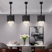 Chestnut Beam Crystal Chandelier — gallery image 9