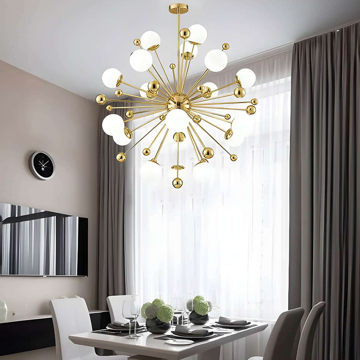 Oakley Beam Glass Chandelier — gallery image 8