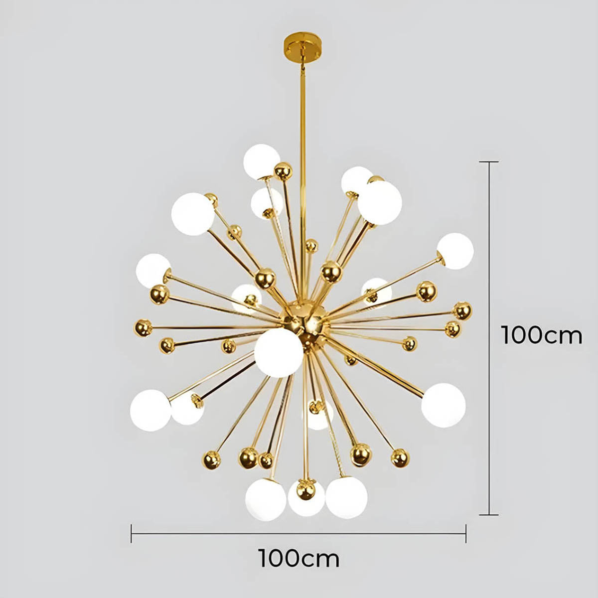 Oakley Beam Glass Chandelier — gallery image 17