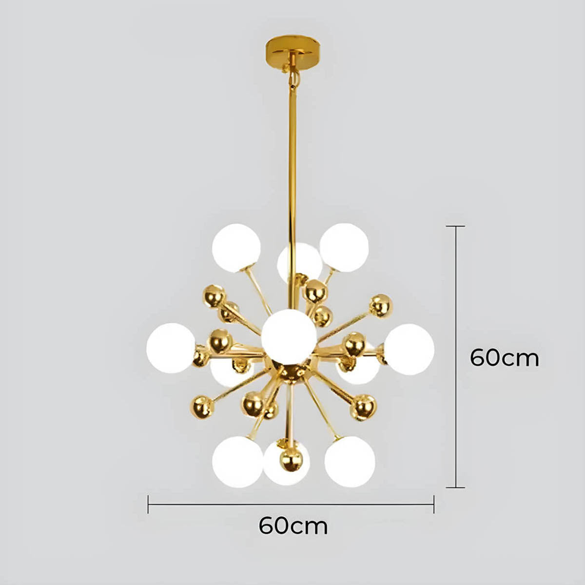 Oakley Beam Glass Chandelier — gallery image 15