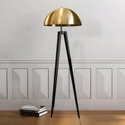 Hawick Beam Stainless Steel Dome Floor Lamp — gallery image 10