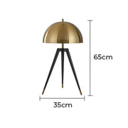 Hawick Beam Stainless Steel Dome Floor Lamp — gallery image 13