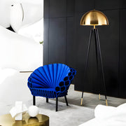 Hawick Beam Stainless Steel Dome Floor Lamp — gallery image 8