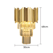 Waverley Beam Crystal Wall Sconce — gallery image 18