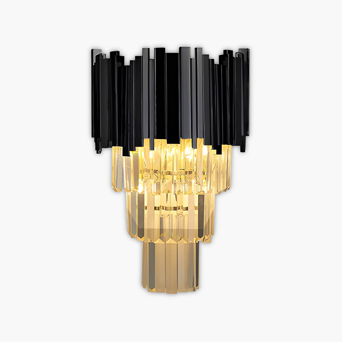 Waverley Beam Crystal Wall Sconce — gallery image 1