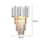 Waverley Beam Crystal Wall Sconce — gallery image 17