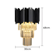 Waverley Beam Crystal Wall Sconce — gallery image 16