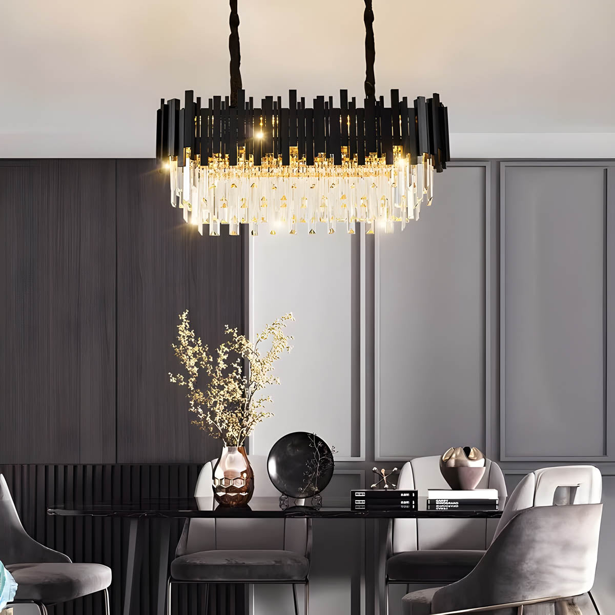 Asterwood Beam Crystal Chandelier — gallery image 7