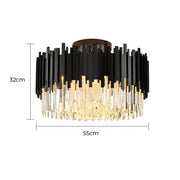 Asterwood Beam Crystal Chandelier — gallery image 21