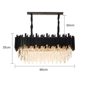 Asterwood Beam Crystal Chandelier — gallery image 35