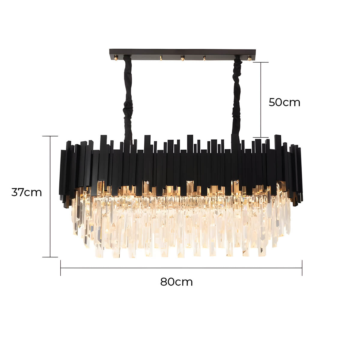 Asterwood Beam Crystal Chandelier — gallery image 35