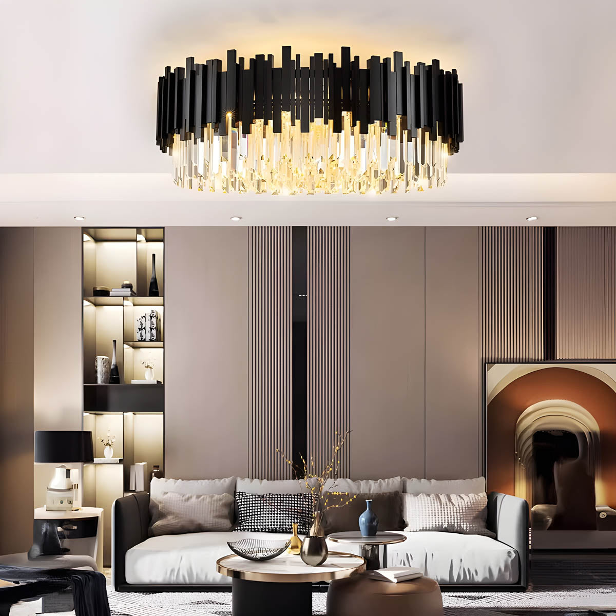 Asterwood Beam Crystal Chandelier — gallery image 12