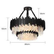 Asterwood Beam Crystal Chandelier — gallery image 29