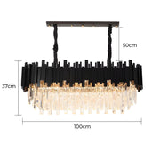 Asterwood Beam Crystal Chandelier — gallery image 36