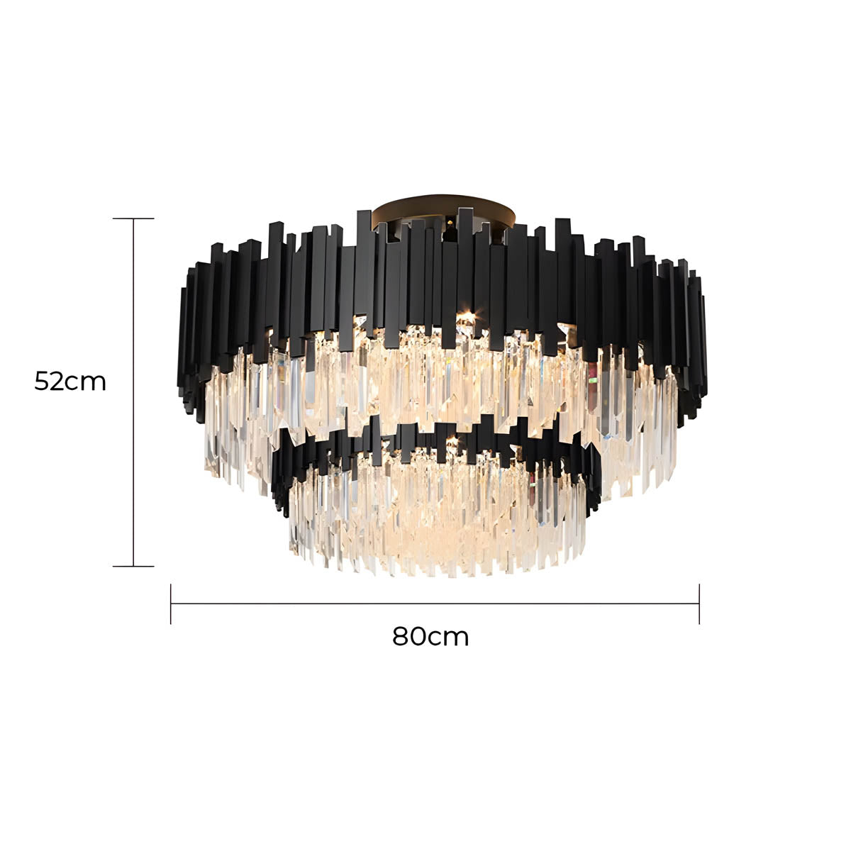 Asterwood Beam Crystal Chandelier — gallery image 25