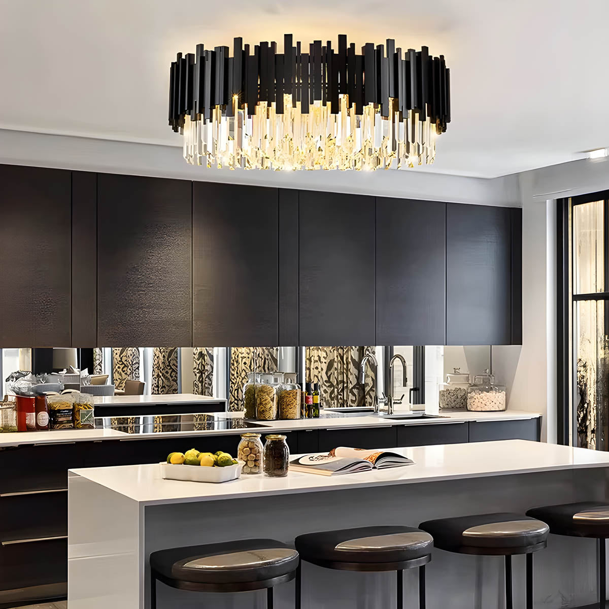 Asterwood Beam Crystal Chandelier — gallery image 9