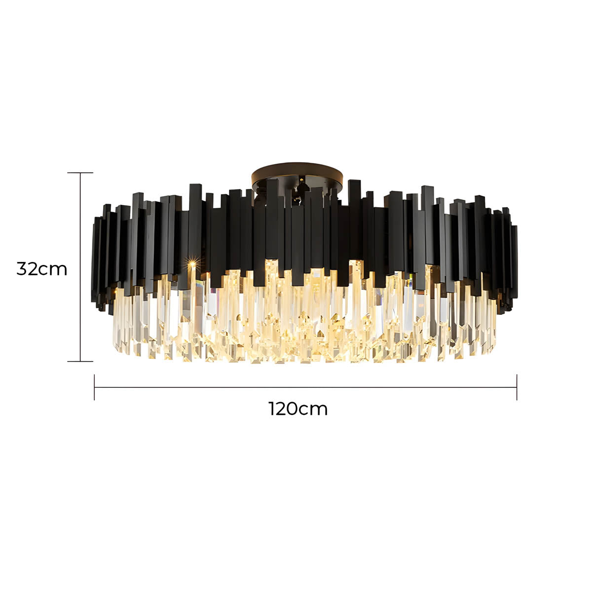 Asterwood Beam Crystal Chandelier — gallery image 19