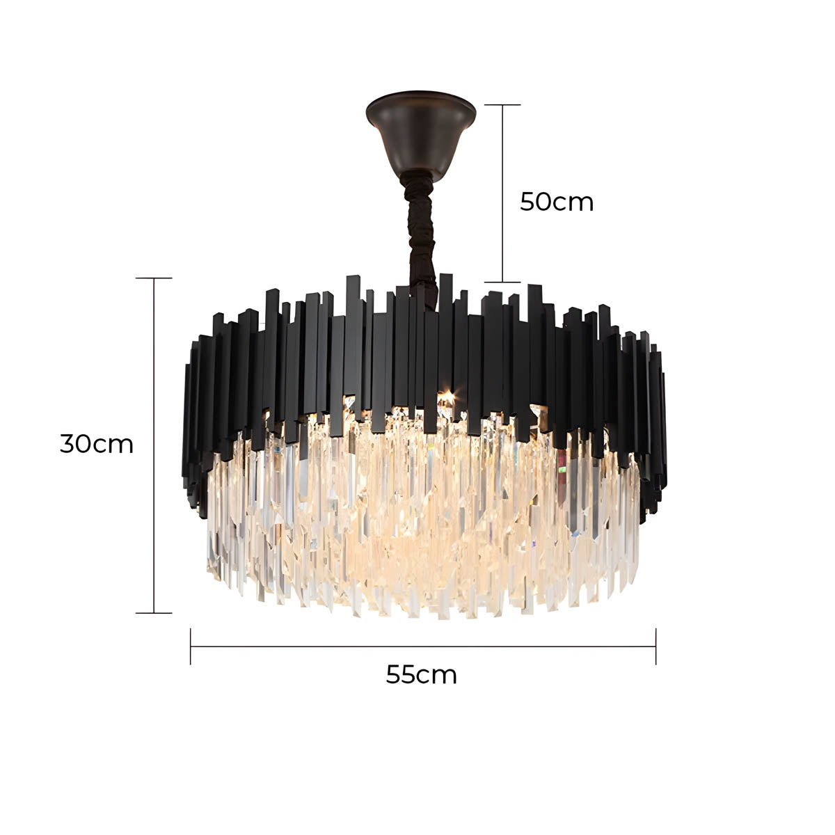 Asterwood Beam Crystal Chandelier — gallery image 34