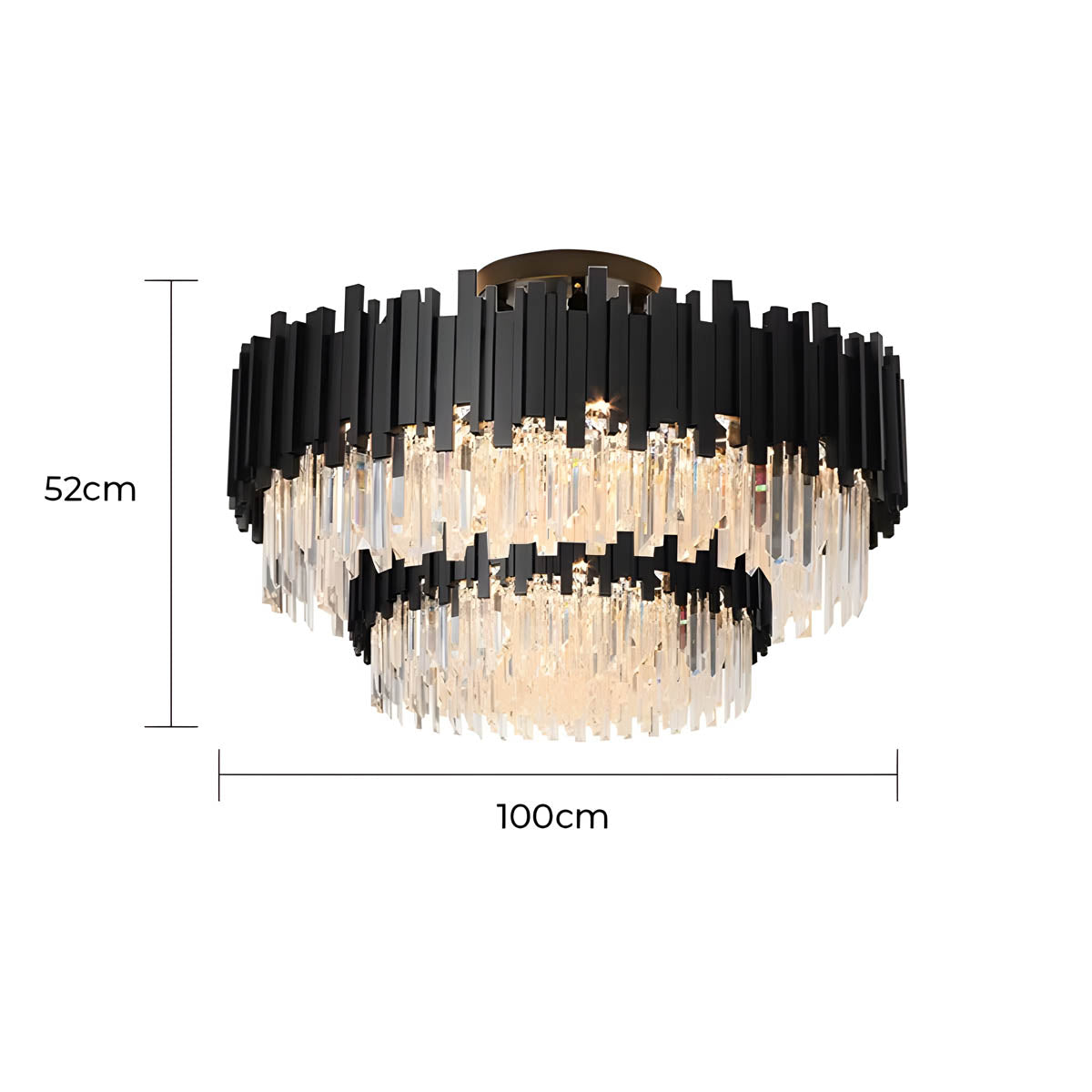 Asterwood Beam Crystal Chandelier — gallery image 26