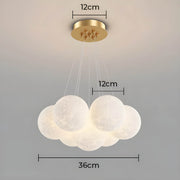Thornfield Beam Acrylic Cluster Chandelier — gallery image 20