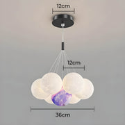 Thornfield Beam Acrylic Cluster Chandelier — gallery image 17