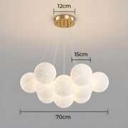 Thornfield Beam Acrylic Cluster Chandelier — gallery image 25