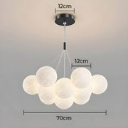 Thornfield Beam Acrylic Cluster Chandelier — gallery image 14
