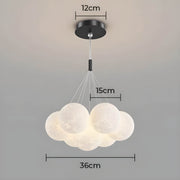Thornfield Beam Acrylic Cluster Chandelier — gallery image 11