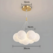 Thornfield Beam Acrylic Cluster Chandelier — gallery image 18