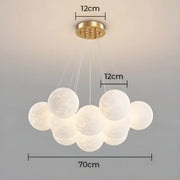 Thornfield Beam Acrylic Cluster Chandelier — gallery image 24