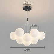 Thornfield Beam Acrylic Cluster Chandelier — gallery image 29