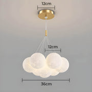 Thornfield Beam Acrylic Cluster Chandelier — gallery image 19